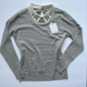 Grey Preppy Sweater
